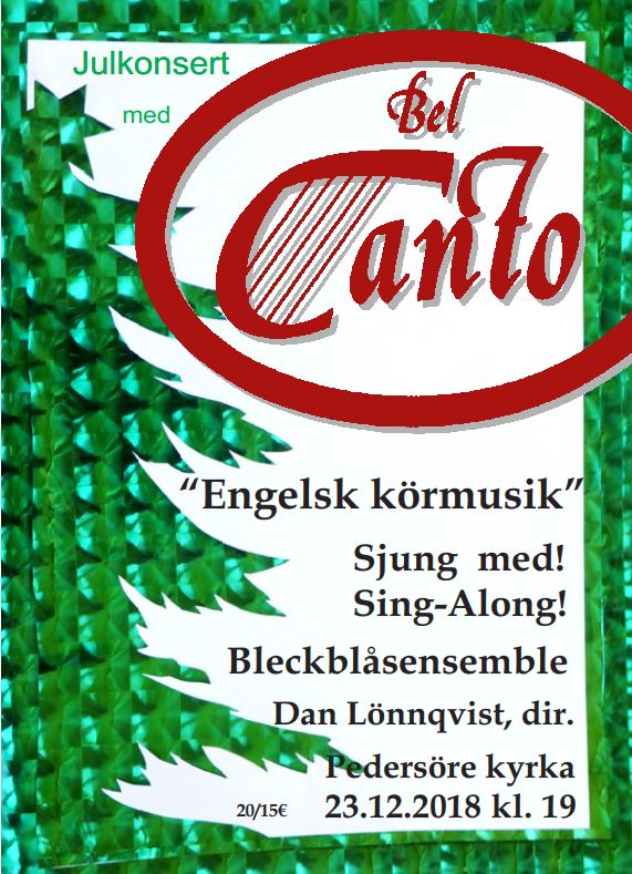 julkonsert 2018 Bel Canto